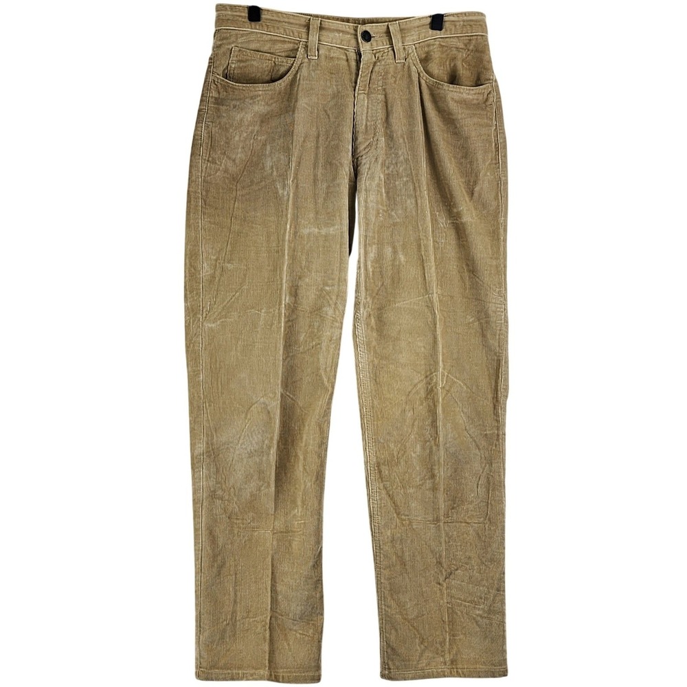Loro Piana Corduroy Pants Mens 32 Tan Straight Leg Italian Luxury Casual‎